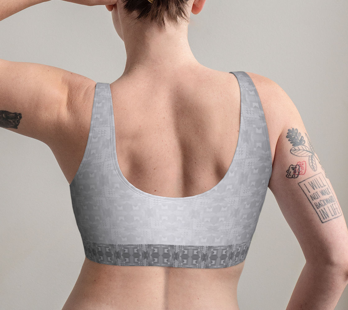 Cosmic Jewel (Greyscale) - Bralette