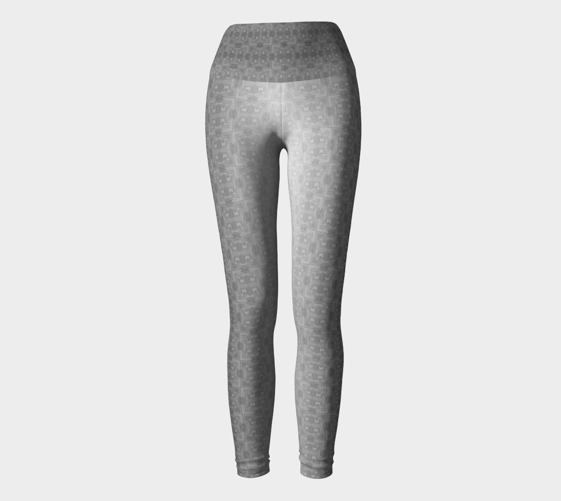 Cosmic Jewel (Greyscale) - Leggings
